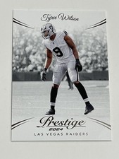 2024 Panini Prestige Football #160 - Tyree Wilson - Las Vegas Raiders