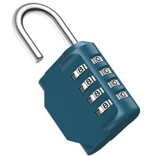 Combination Lock 4 Digit Waterproof Locker Locks Secure Outdoor Padlock for G...