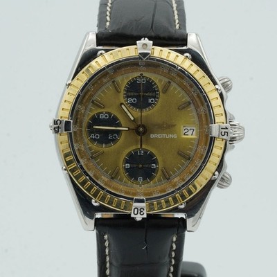 BREITLING CHRONOMAT 81950 HERREN UHR STAHL SCHÖN BR802 GOLD LIMITED