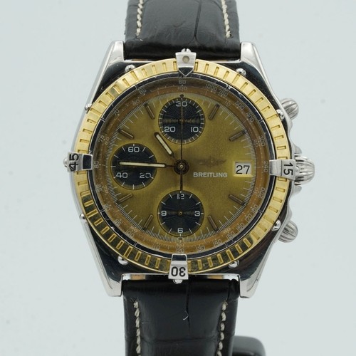 Breitling Chronomat 81950 Hommes Montre Acier Beau BR802 Or Li...