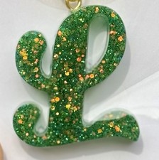   Green Glitter Letter Keychains   Available in all letters 