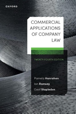 Commercial Applications of Company Law by Hanrahan Paperback Book