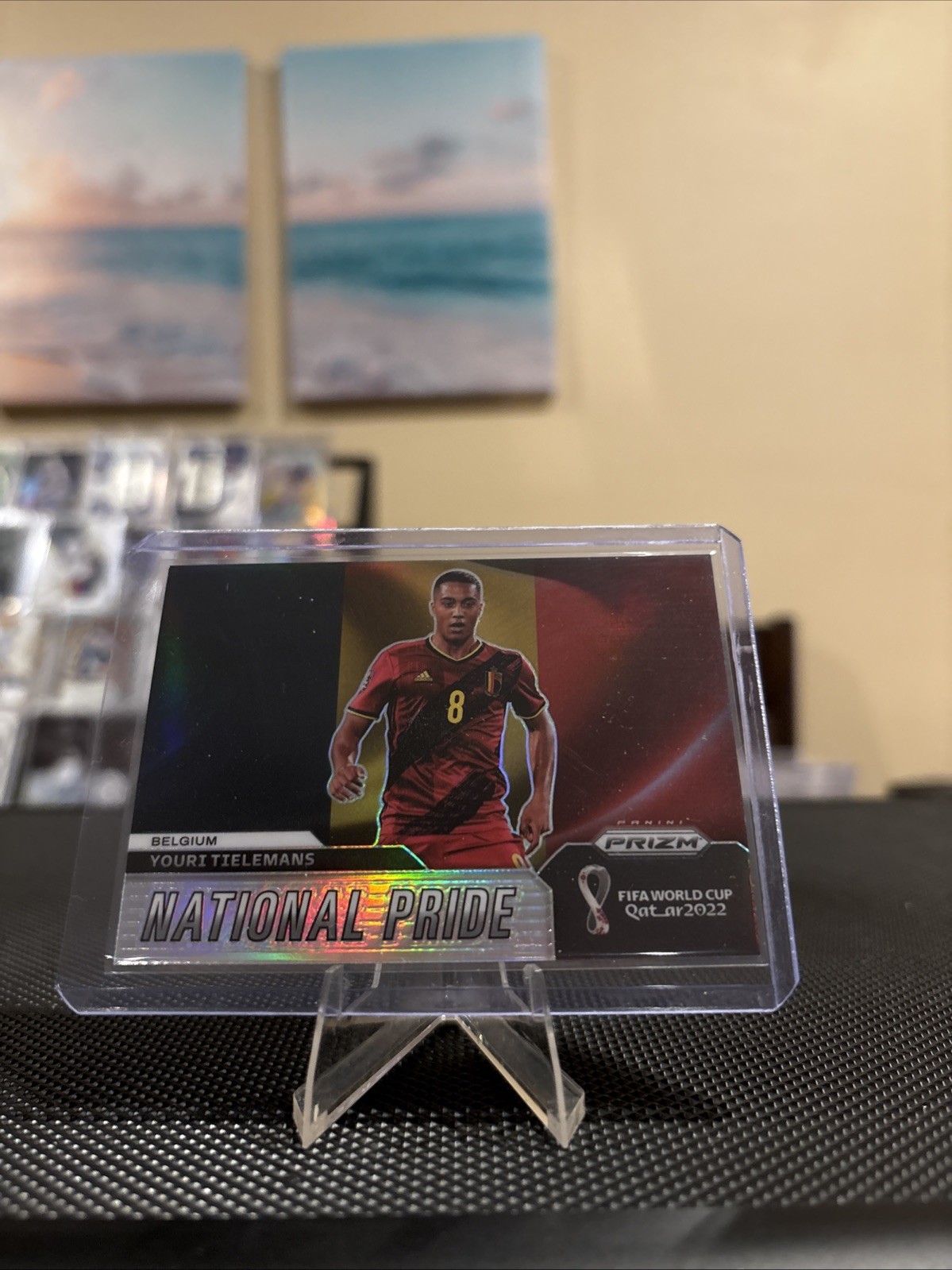 2022 Panini Prizm World Cup Qatar - National Pride Youri Tielemans #2