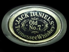 TG15103 VINTAGE 1970s  JACK DANIEL'S TENNESSEE WHISKEY  BOOZE BELT BUCKLE
