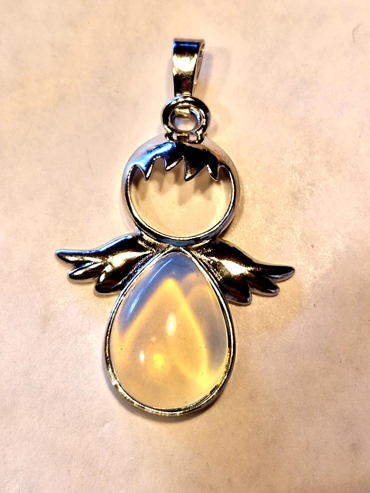 Kettenanhänger Engel Engelanhänger Schutzengel silbern Ketten Anhänger #SB10 - Bild 4 von 4