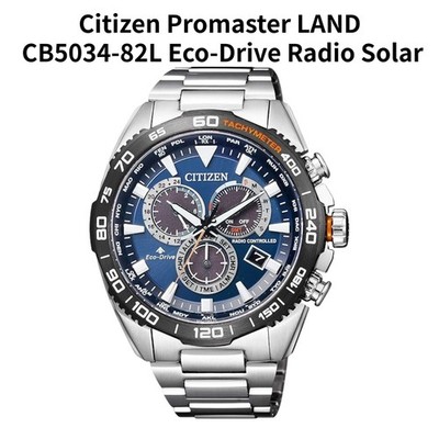 Citizen Promaster LAND CB5034-82L Eco-Drive Radio Solar Blue Dial Chronograph