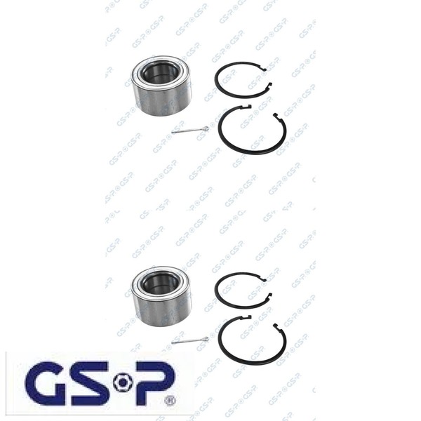 2X Radlagersatz GSP GK3981 2 Radlager Satz Links Rechts Vorderachse Vorne-image