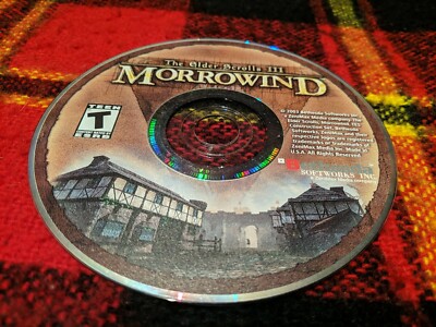 Elder Scrolls III: Morrowind (PC, 2002) Disc Only