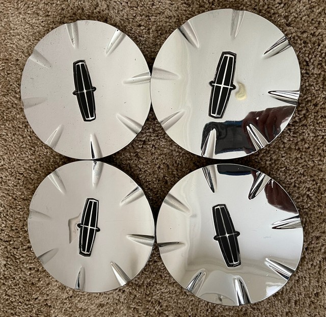 2001 Lincoln Town Car OEM 16" Aluminum Wheel Chrome Center Hub Cap Cover 98 99 for sale online