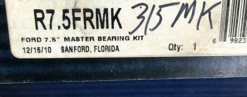 Ford 7.5 1990 - 97 R7.5FRMK DRK315MK Bearing Master Kit - Foto 2 di 12