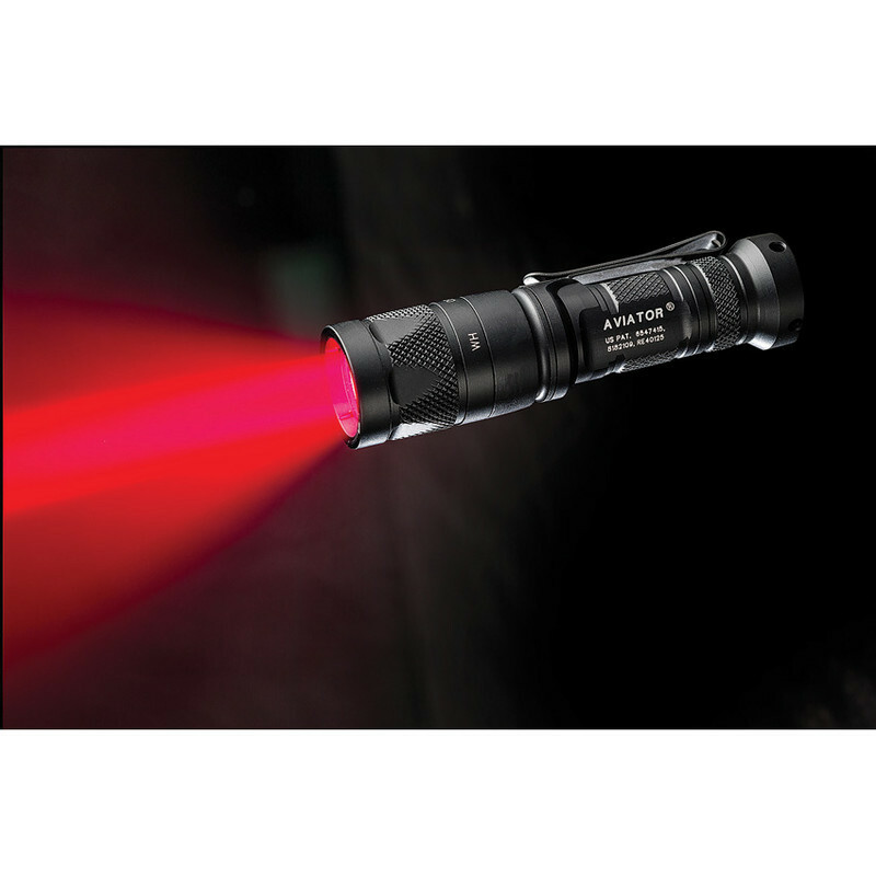 New New SureFire Aviator Red Flashlight AVIATOR-RD