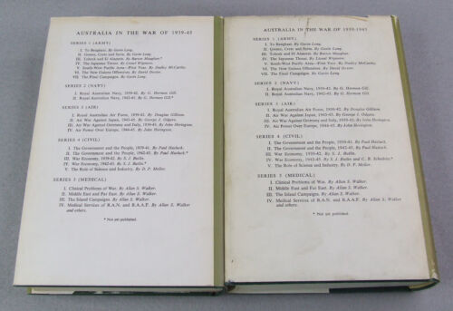 Australia in the War of 1939-1945 Volumes 1 & 2 by Paul Hasluck (HCDJ) - Picture 2 of 23