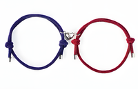 MagnetarmbäNder Mit Herz – Blau & Rot – Ideales Set FüR Paare Und Freunde