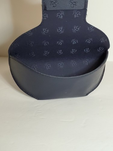 Brooks Brothers Navy Blue holding Case SUNGLASSES EYEGLASSES snap closure - Picture 6 of 6