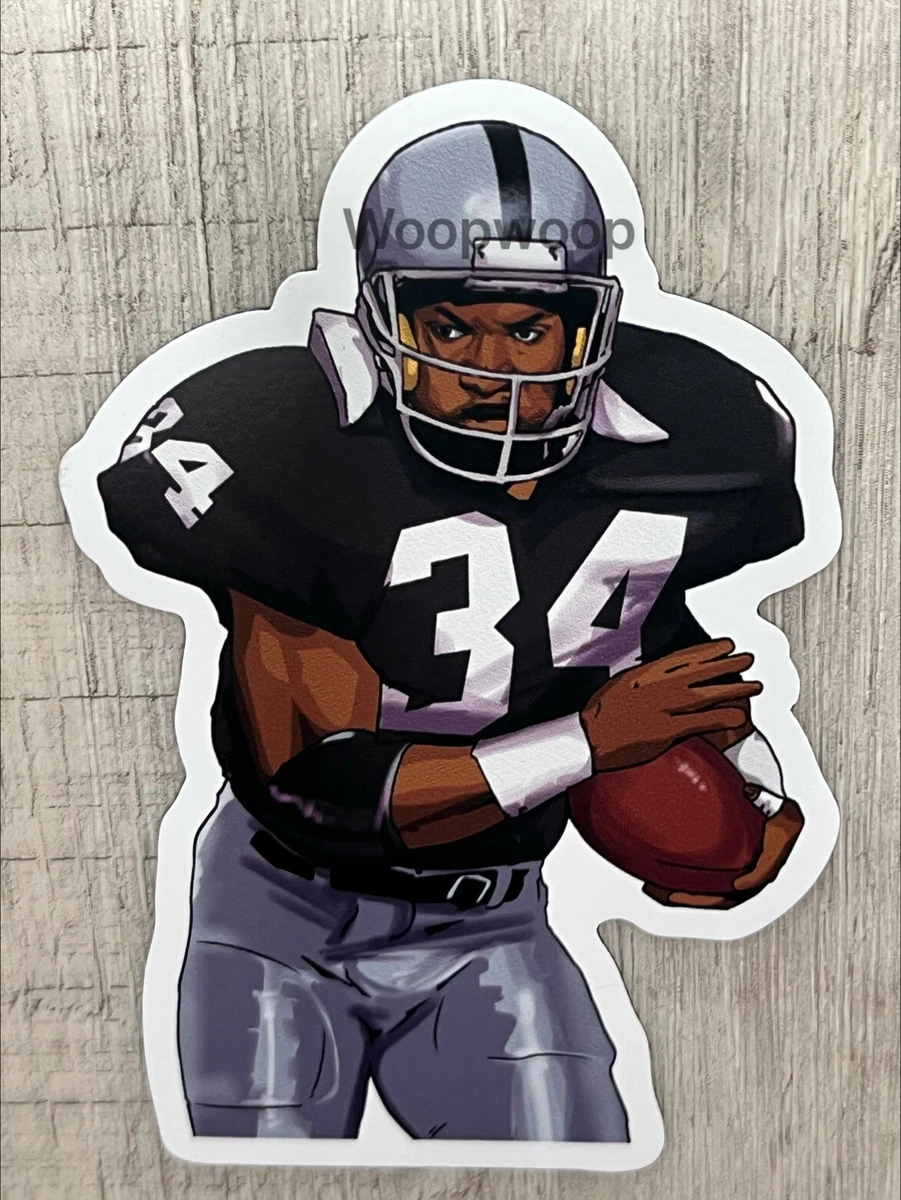 Bo Jackson Las Vegas RAIDERS MAGNET - #34 formally Oakland NFL Vinyl