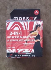 Kinesiology Tape W/ Warming Gel Infusion Flexible Support Aids Muscle Recovery 