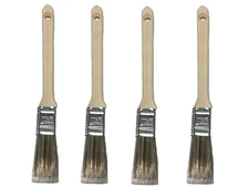 PAINT BRUSH (4 PACK) 1" Flat Sash Polyester/Nylon ArroWorthy Interior/Exterior