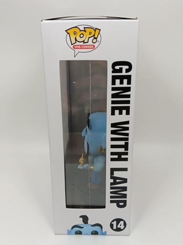 Funko Pop! VHS Cover Disney Aladdin Genio Lampada Amazon Esclusiva 14 2022 Bobble - Foto 5 di 7