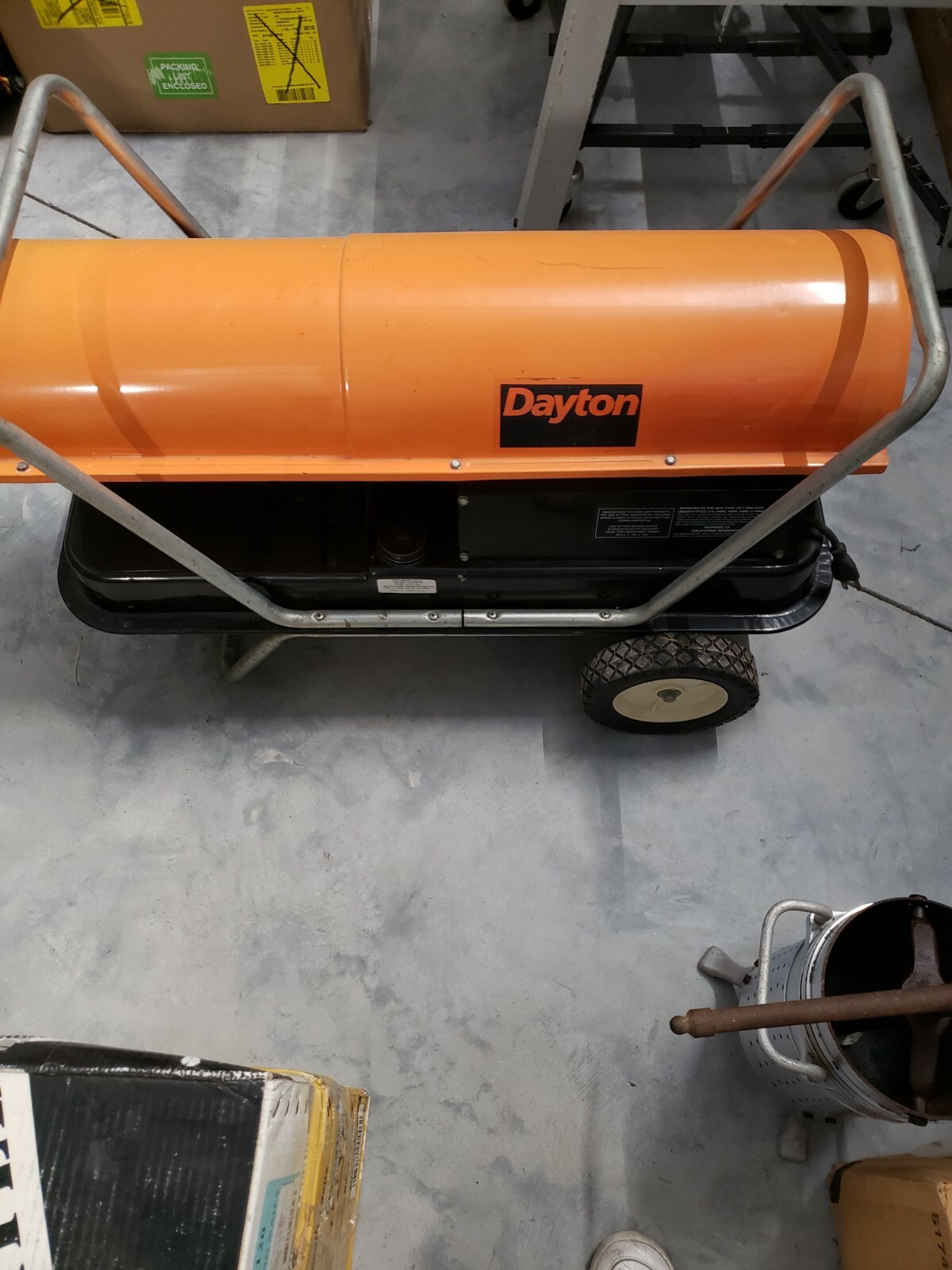 Dayton 110,000 BTU Forced Air Kerosene Portable Heater | eBay