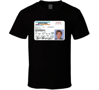Nick Pappagiorgio Arizon Driver License Vegas Vacation Movie Chevy Chase Las Veg