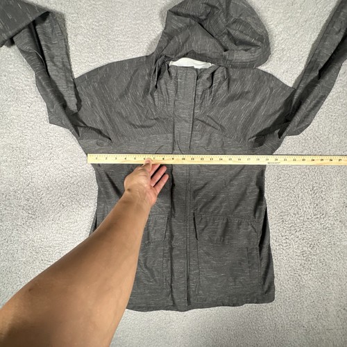 Prana Jacket Womens XS Gray Hooded Winter Maritime Casual Preppy Pockets Logo - Picture 7 of 11