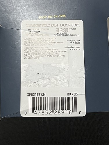 Polo Ralph Lauren Men's Black Stretch Non-Slip Heel Dress Liners No Show 3-Pairs - 第 3/3 張圖片