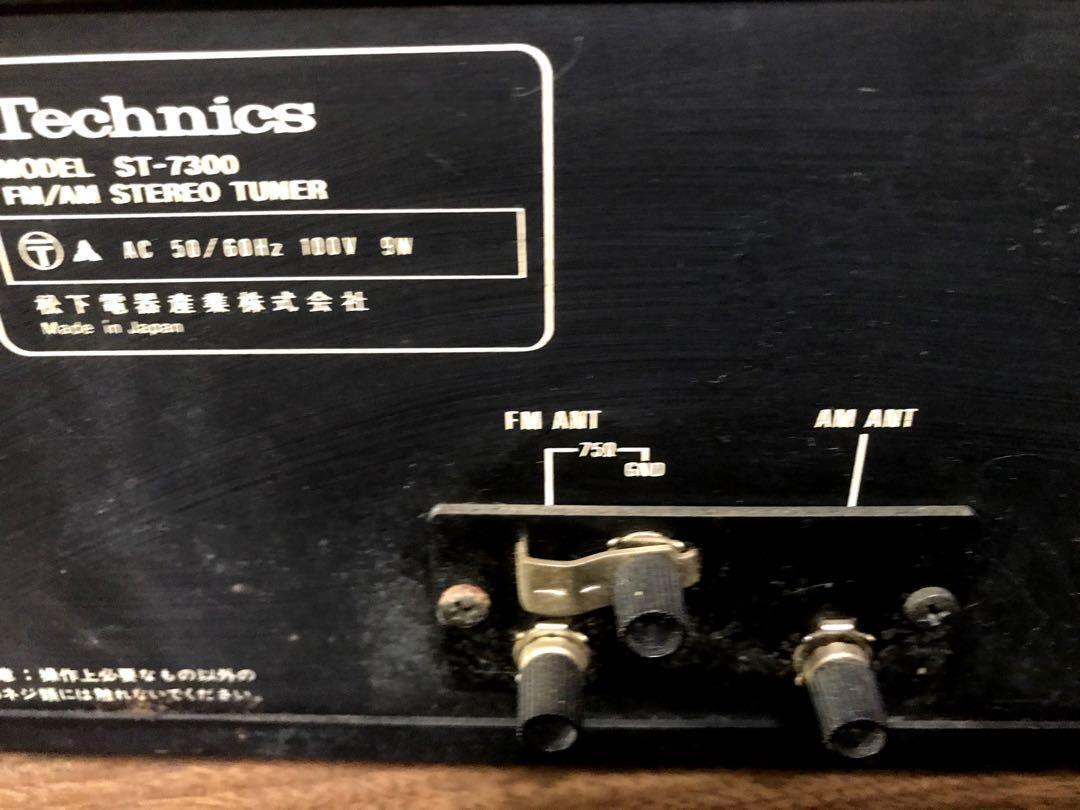 Technics ST-7300 FM AM Stereo Tuner Used Working from JP | eBay Technics ST-7300 FM AM Stereo Tuner Used Working from JP | eBay