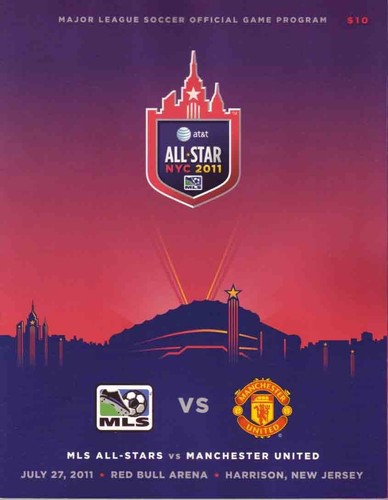 MLS 2011 All-Star Game Manchester United Program | eBay