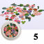 miniature 17  - DIY Nail Sequins Mixed Flower Flake Nail Decoration 3D Patch Wood Pulp Piece
