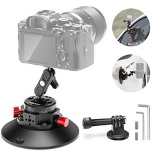 NEEWER 6" Suction Cup Camera Mount 2 Pack Car Mount with Ball Head Magic Arm