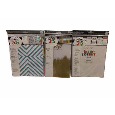 Create 365 The Happy Planner 3 Piece Inserts Calendar Home Planner and dividers