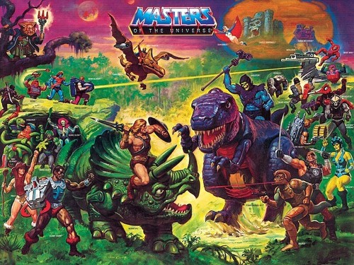 He-Man Masters of the Universe "Preternia" POSTER Rare MOTU Large
