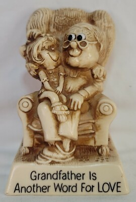 1979 Russ Berrie and Co. ''Grandfather is Another Word for Love'' Figurine #711