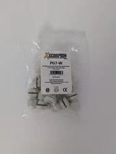 XSCORPION PG7-W 10pcs/Bag WHITE NYLON WATERPROOF CABLE CONECTOR GLAND