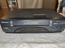 Emerson VCR 4010A 4-Head VCR VHS Tape Player Recorder -Remote Included, Tested
