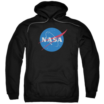 NASA MEATBALL LOGO Licensed Adult Hooded and Crewneck Sweatshirt SM-5XL