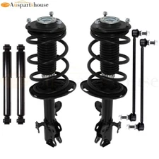For 13-18 Toyota RAV4 2.5L L4 Front Struts Rear Shock w/ Spring Sway Bars Link
