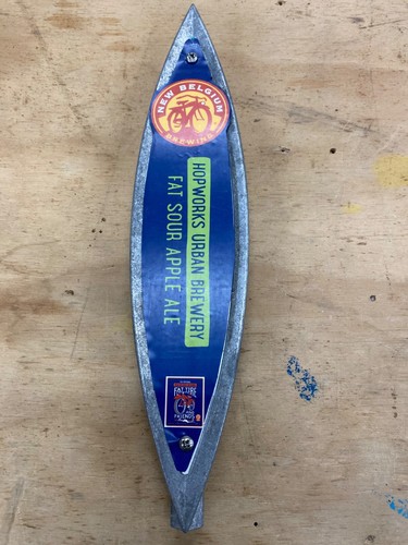 New Belgium fat tire fat sour apple rare beer Tap Handle - Picture 6 of 10