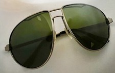 Vintage Aviator Sunglasses Men  s W/ Green Glass Lens Check Our Vntg Sunglasses