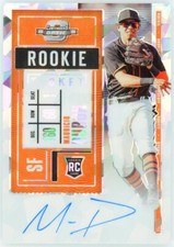 Mauricio Dubon 2020 Panini Contenders Optic Cracked Ice Rookie Ticket Auto /23