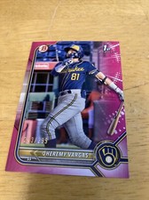 2022 Bowman Jheremy Vargas  Pink /299 Brewers