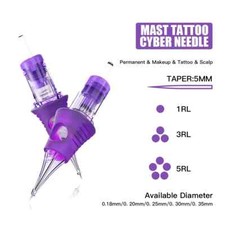 New Needles Disposable Sterilized Safety Permanent Tattoo Makeup Cartridge 20pcs