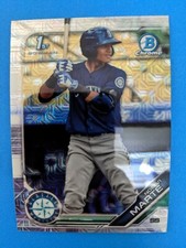 2019 Bowman Chrome NOELVI MARTE Mojo Mega Refractor First 1st Seattle Mariners
