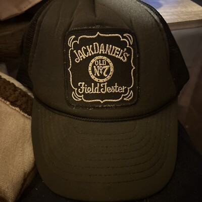 Jack Daniel's Old No. 7 Vintage Black Hat Field Tester | eBay