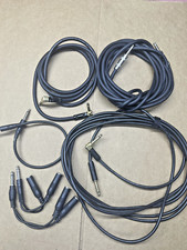 Lot of 7 Music Instrument Cables Mogami W2524 Guitar Gold Series Monoprice 2524