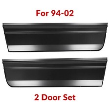 Pair Lh Rh For 94-02 Dodge Ram Lower Front Door Skin Set Except 4 Door Quad Cab