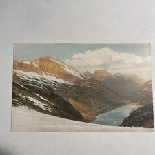 POSTCARD ST MARYS VALLEY FROM THE SUMMIT OF THE ROCKIES MONTANA