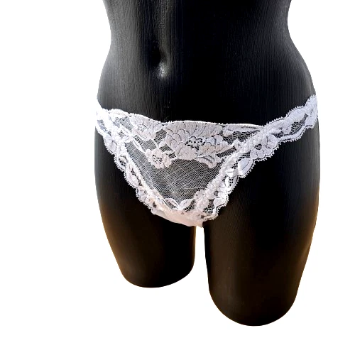 La Perla Exklusiver String Tanga in Weiß Spitze  Gr 40 *Luxus Lingerie - Bild 4 von 4