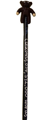 Mr Bean 1998 Pencil With Teddy Pencil Topper Tiger Television Ltd
