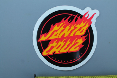 SANTA CRUZ Skateboards Fire Flames Dot Original GB Vintage
